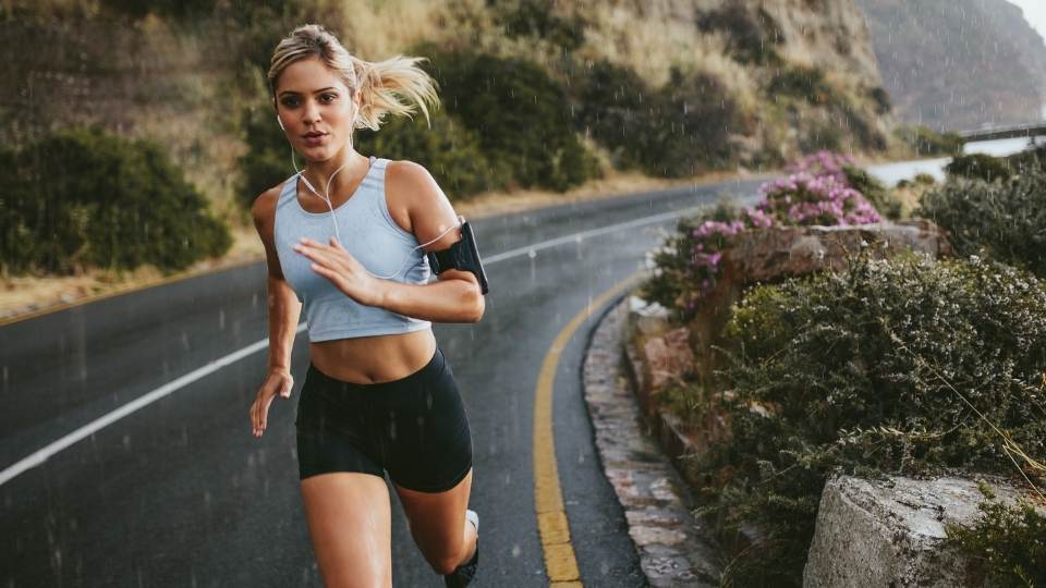 woman running dublin ireland
